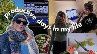 productive days in my life  small biz creations, making a pie  + an honest chat | weekly vlog