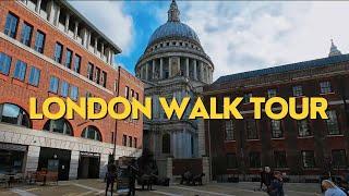 The Best Way to Explore London | 4K Walk from Waterloo to Paternoster Square