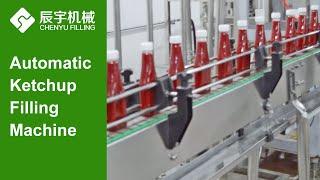 Automatic Ketchup Bottle Filling Machine, Tomato Paste Packing Machine - Chenyu Machinery