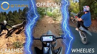 riding the WORLD'S MOST POWERFUL E-BIKE! | Stark Varg Alpha