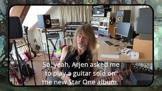 Arjen Lucassen plays a guitar solo on his new Star One album!