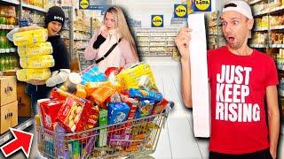 WHATEVER YOU FIT IN THE TROLLEY, I WILL BUY!! Huge food haul!