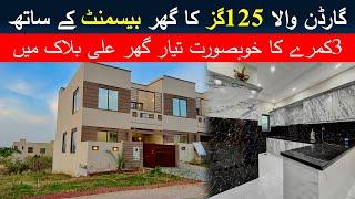 Bahria Town Karachi 125 Sq Yards Basement House for Sale | Ali Block | 125 Sq Yards House For Sale