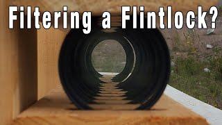 Shooting through 17 Lens Filters with a Flintlock Rifle