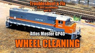Part 91 Atlas Master GP40-2W Wheel Cleaning