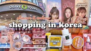 shopping in Korea vlog  skincare & makeup haul  Oliveyoung autumn collection 올영세일