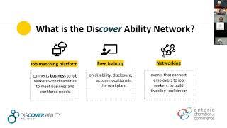 Intro to the Discover Ability Network with Sault College and Algoma University