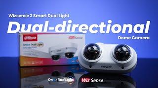 Dahua IPC Wizsense 2 Dual-directional Dome Camera Highlight