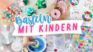 Basteln mit Kindern | einfache und schnelle Bastelideen für den Sommer | Ideen gegen Langeweile