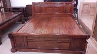 Đồ gỗ La Xuyên.Giường ngủ loại 1,8M.