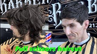 Men’s haircut and hairstyles tutorial #tutorial #learning #barbershop #transformation #menshair