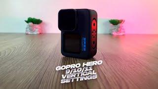 GoPro Hero 9/10/11: Best Vertical Settings