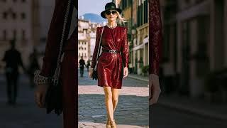 Elegance Artistry️#alamode#moda#milanstreetstyle#fashion#design#beauty#streetstyle#style#italy