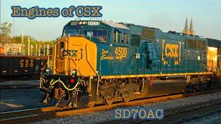 Engines of CSX: SD70AC (SD70MAc)