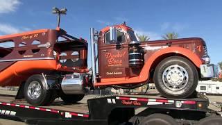 Walk-Around Of Dunkel Bros. 1949 GMC And 1947 MHS Auto-Hauler At Truckin' For Kids 2017