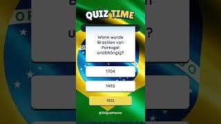 Wissensquiz Brasilien #challenge #quiz #deutsch #lernen #facts #wissen #knowledge #brasil