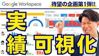 【ついに登場】Looker Studioを使って全ての実績を可視化せよ。Google Workspace超活用術。