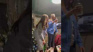 Drunk Russian girls lost control with Vodka on Kalinka song