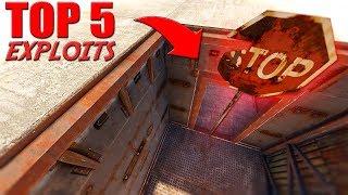 TOP 5 - 200 IQ EXPLOITS And SECRETS Rust