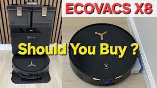 Ecovacs Deebot X8 Omi Robot Vacuum & Mop Review / First Look  Should You Buy?