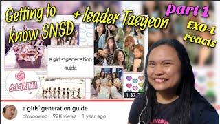 SNSD Girls Generation Reaction || Girl's Generation guide by ohwoowoo PART 1