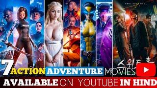 Top 7 Best Hollywood Action/Adventure Movies in Hindi | Hollywood Movies Hindi Dubbed