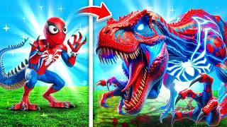 Upgrading Spiderman To T-REX SPIDERMAN In GTA 5!