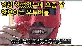 엄청핫했었는데 이미지 나락가지도 않았지만 요즘 잘 안보이는 유튜버들