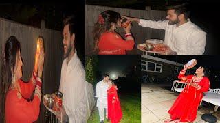 FIRST KARWACHAUTH IN UK SUKAR AA CHANDR MAA NIKAL AYA || #mrmrssalaria