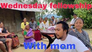 Mom and i went to Wednesday fellowship// had dinner with duck,chicken & fish blessed Wednesday.