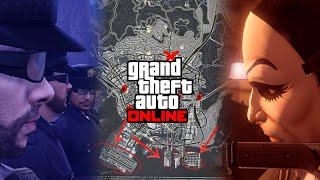 It might be IMPOSSIBLE to survive this Manhunt in GTA 5 Online (Cops n Crooks pt.1)