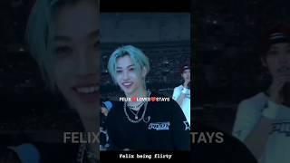 "FELIX" flirting with the camera !! Stays getting shy!  #felix #straykids #youtubeshorts