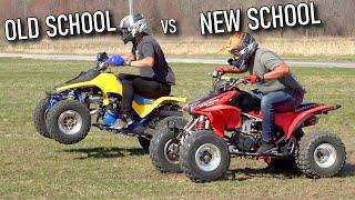 CHEAP QUAD update! 80s Suzuki 250R vs 2000s Honda 450R!