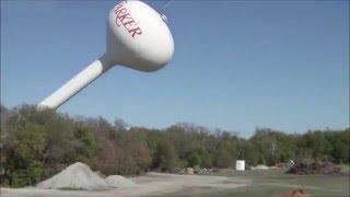 Parker Water Tower Collapse - Intense sound!