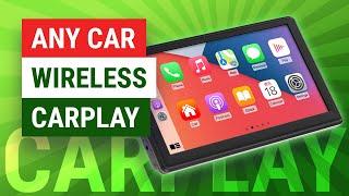 Wireless CarPlay & Android Auto in ANY Car | Coral Vision CarPlay Lite Display Console Review