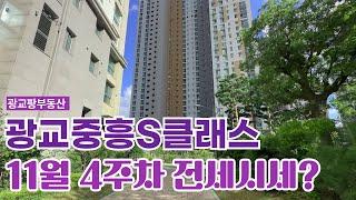 11월4주차) 광교중흥S클래스 전세 가격현황 표입니다. 급/반전세 임대차 매물문의:010-3275-1490