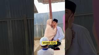 momen haru ketika santri bertemu kakak dan ayahnya ‼️#momenharu #santri #ayah #kakak #pesantren