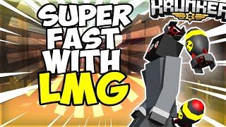 How to SLIDEHOP FAST with the LMG in KRUNKER.IO! (Tips & Tricks)