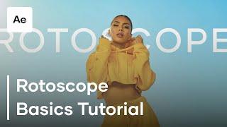 How To Rotoscope In After Effects (The Basics) - After Effects Tutorial