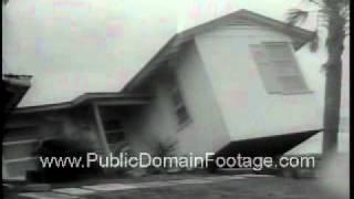 Hurricane Dora Aftermath 1964 Newsreel Public Domain Footage PublicDomainFootage.com