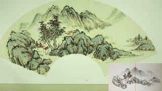 Traditional Chinese Art - Paint a Beautiful landscape