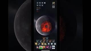 Визуализация взрыва луны (спутника планеты земля)