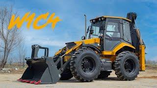 W1C4 Экскаватор-погрузчик Yuchai 4WD Н-образная опора с боковым смещением Backhoe Loader clip - 2