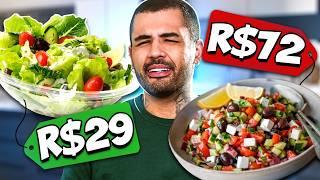 SALADA GOURMET DE R$71 VS DE R$29 - QUAL É MELHOR?