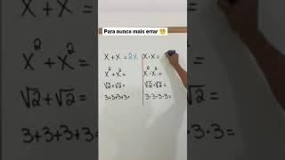 Para nunca mais errar .#matematika #matemática #professor #vestibular #enem #enem2021