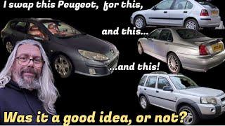 I acquire an MG ZT 190, Freelander TD4, and Rover 25 Stepspeed for ONE Peugeot