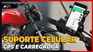 SUPORTE E CARREGADOR CELULAR | Pro Store Motos