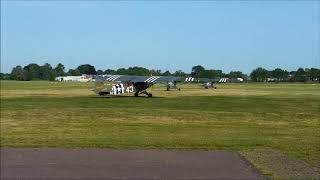 Three Norwegian Piper L-4s departing for Normandy