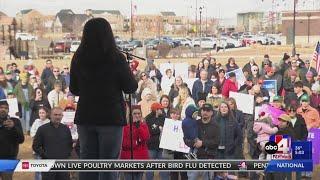 Herriman residents hold 'love rally' in response to extremist demonstration