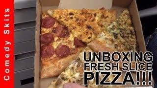 UNBOXING Fresh Slice Pizza!!!